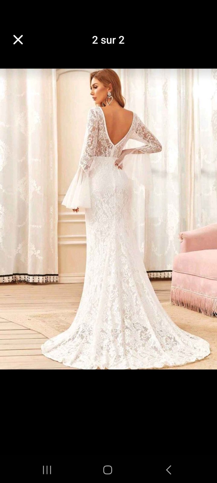 Robe de fiançaille ou mariage neuf jamais porté