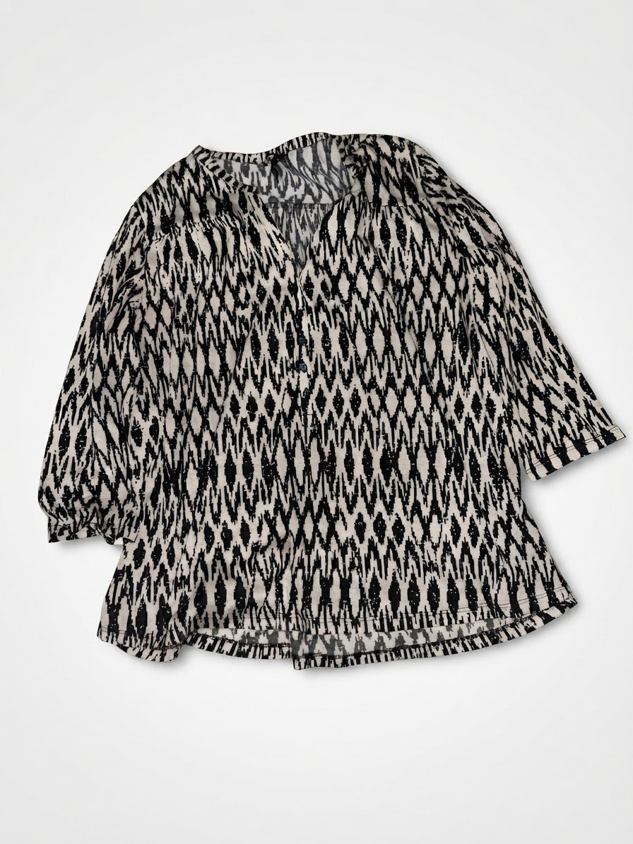 Chemise noir et blanc H&M