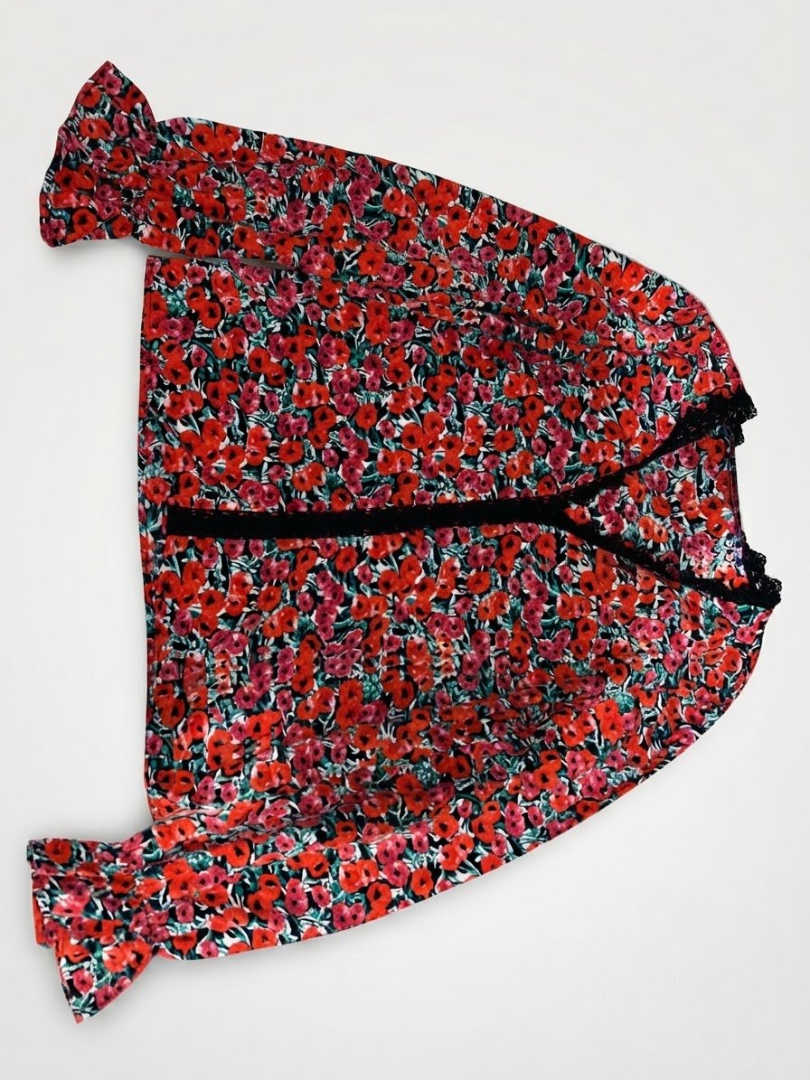 Chemise avec des fleurs