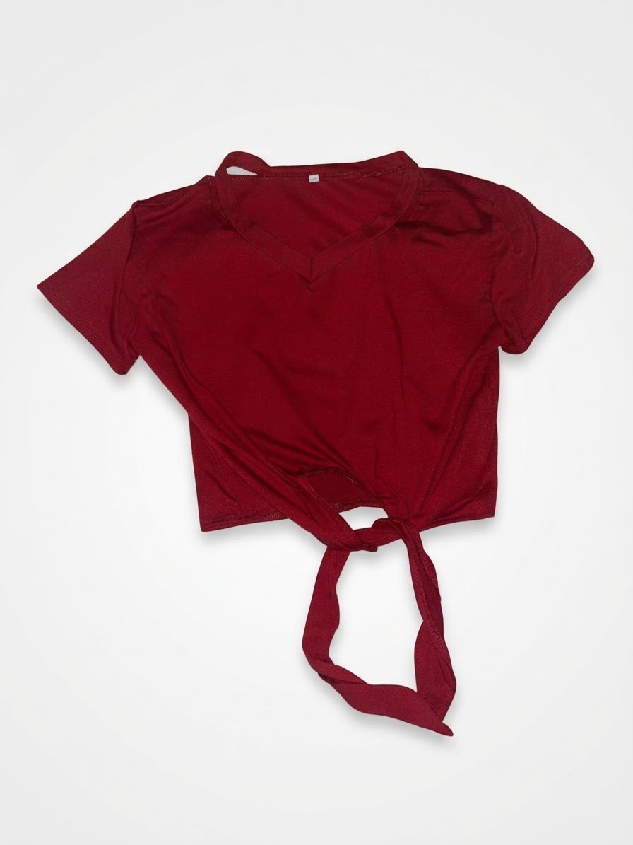 Top rouge bordeaux 