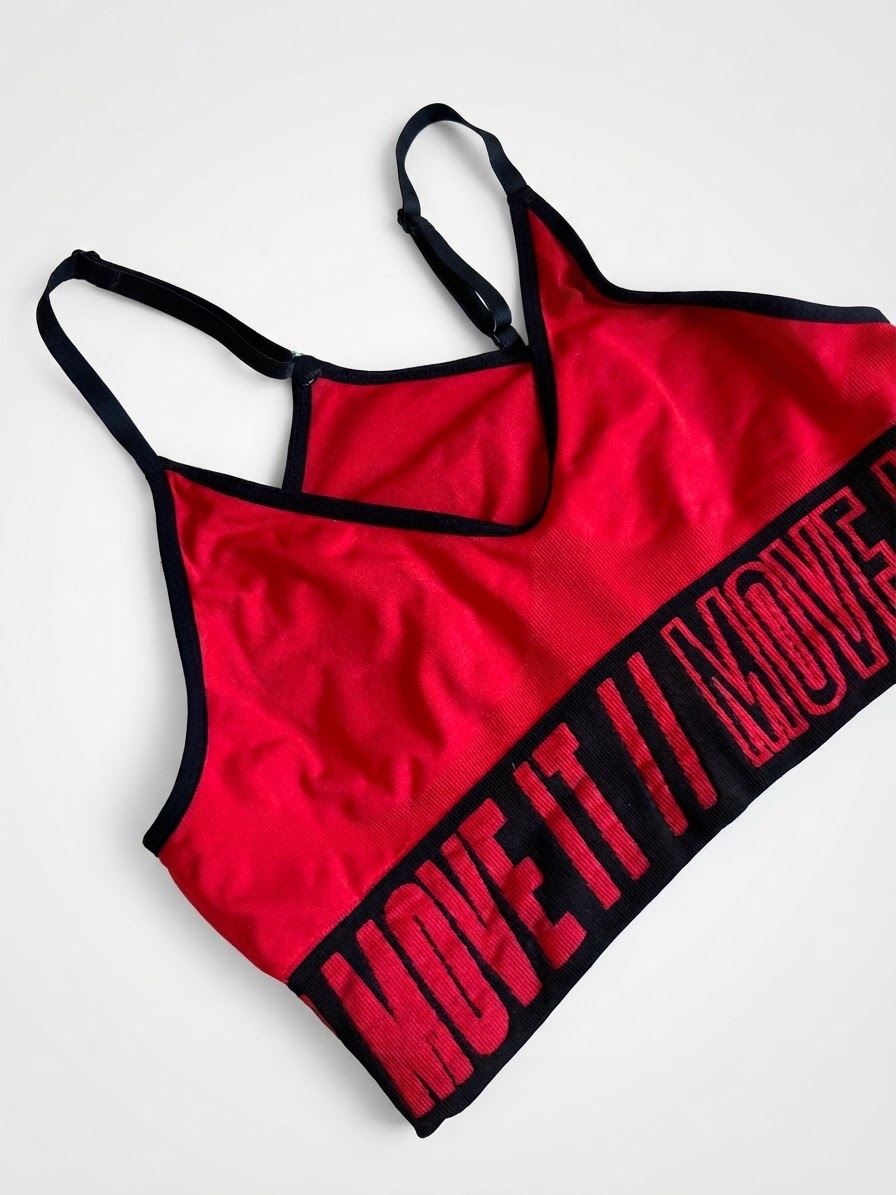 Red Gym bra