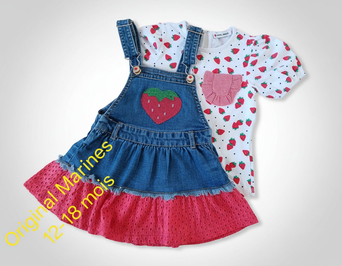 Salopette en jean Original Marines
