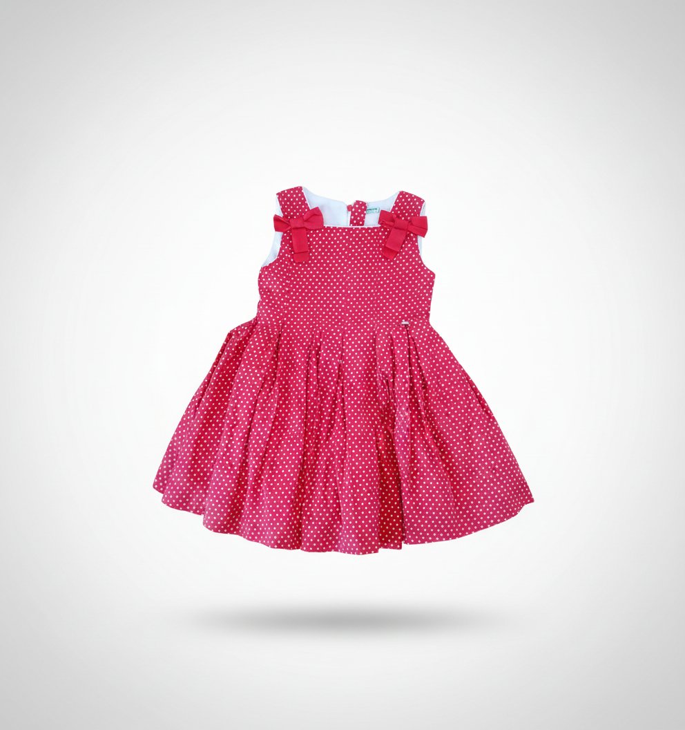 Robe rouge à pois blancs Mayoral
