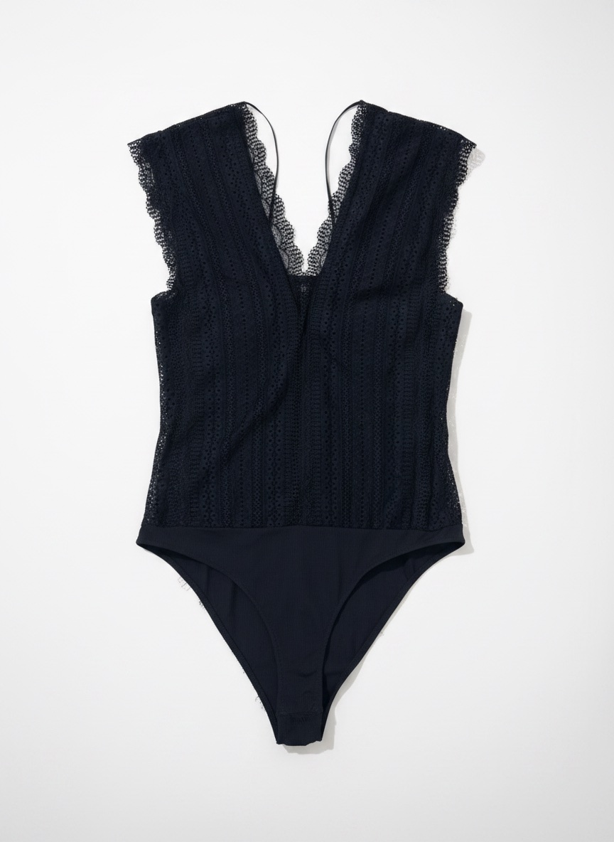 🖤🖤👠Body Trendy noir Zara en dentelle 👠🖤🖤