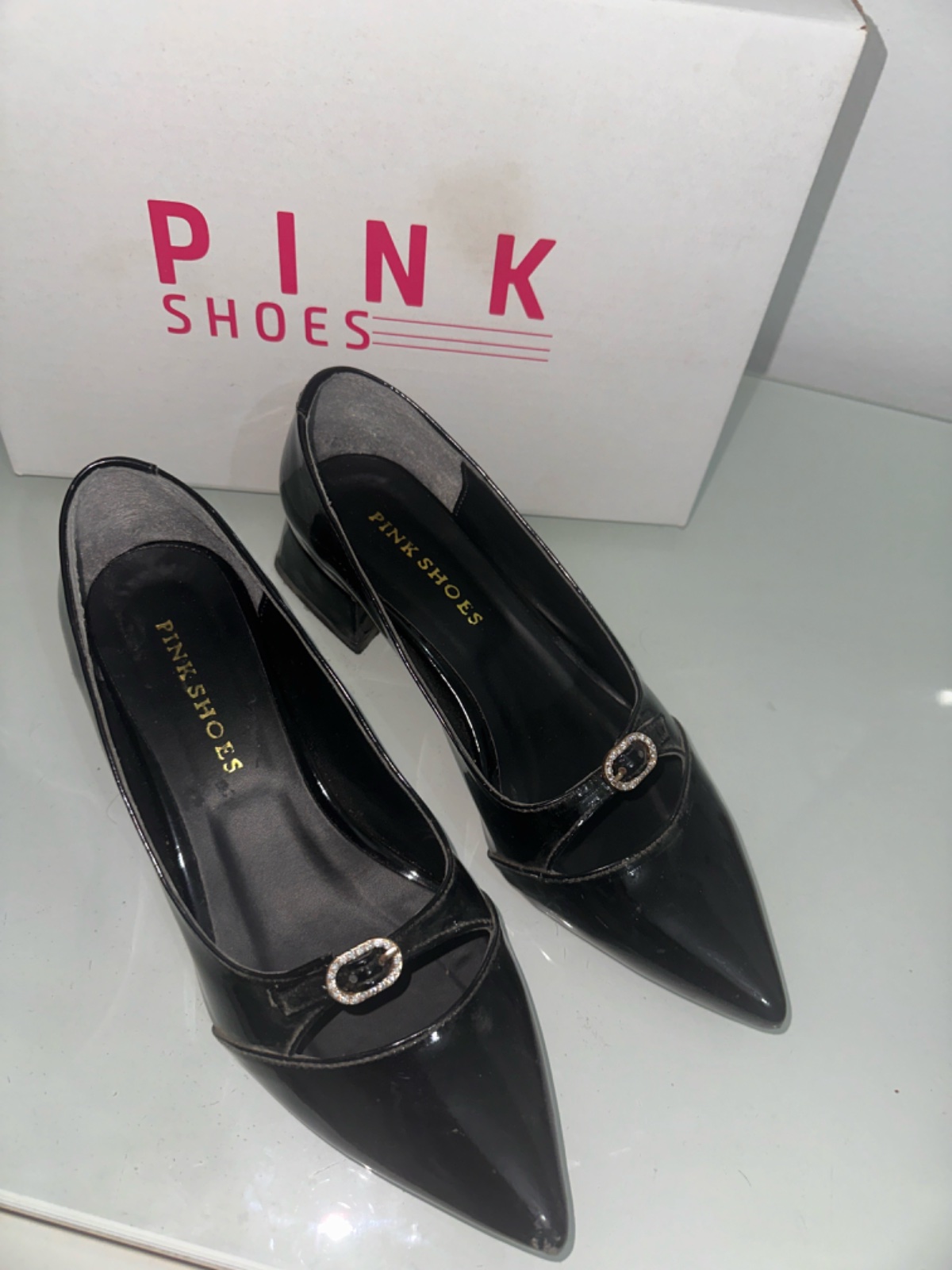 ‼️IDEE CADEAU🎁💐 Demi-talons élégants – Pink Shoes 👠🖤