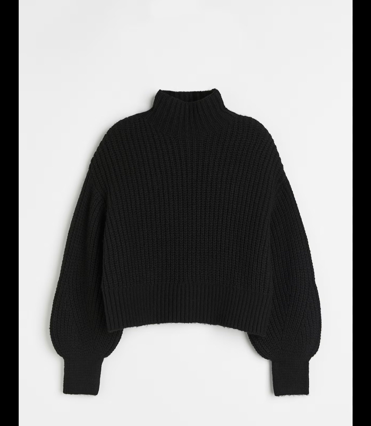 Pull femme noir maille épaisse style moderne