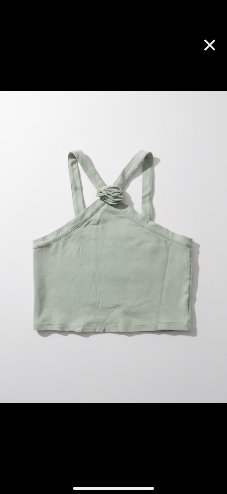 💐Crop top vert tres sympatique 💐