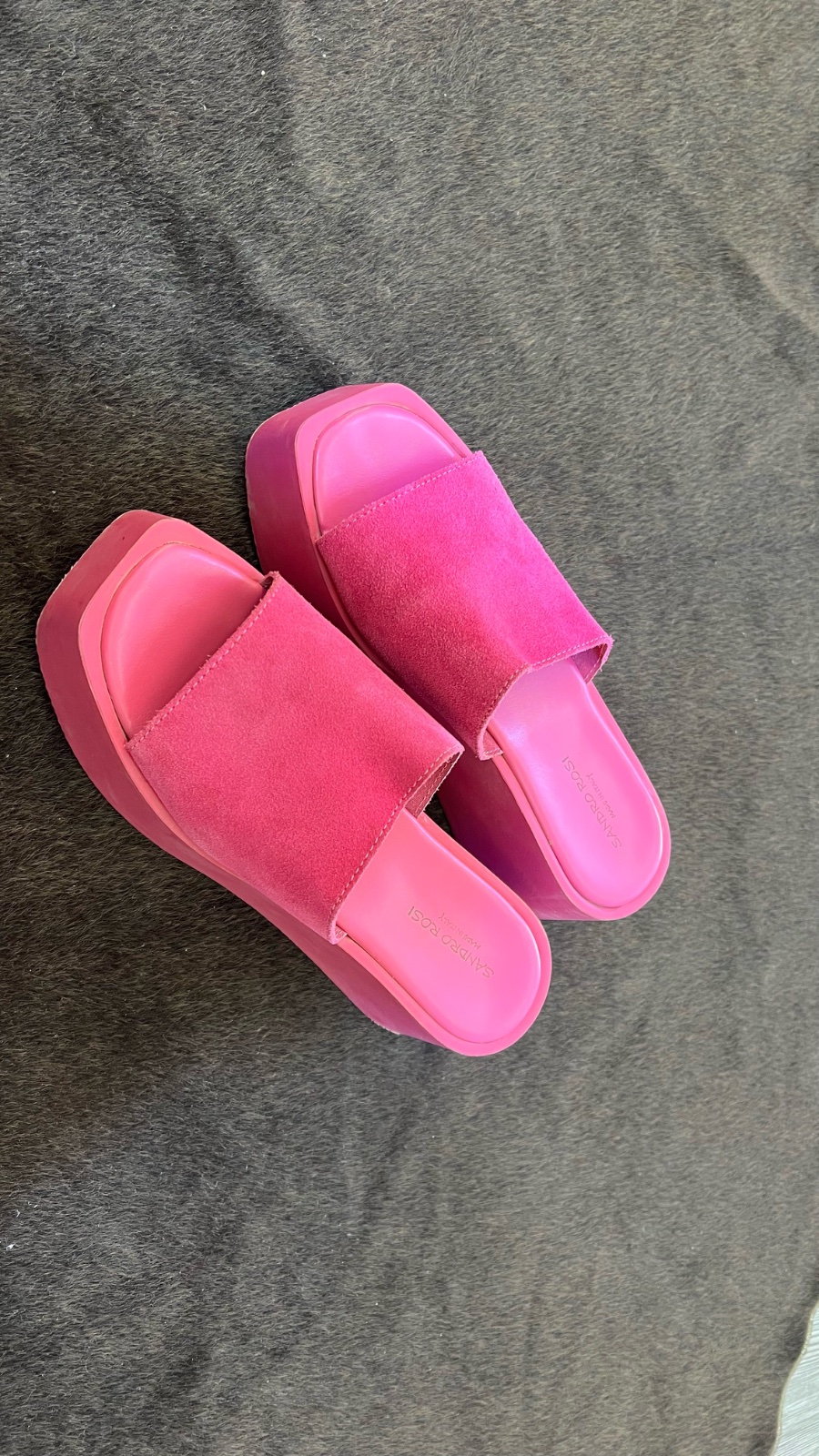 Mules femmes rose