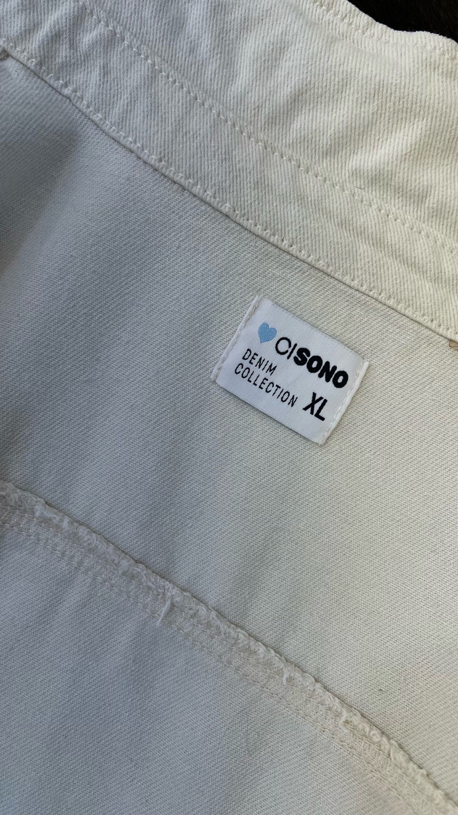 Veste djin beige