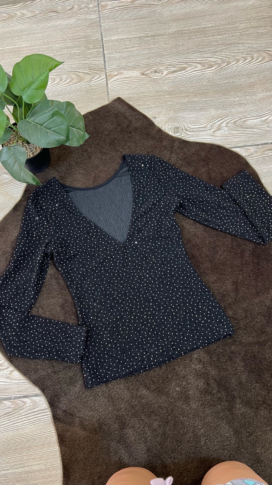 Pull bling bling noir