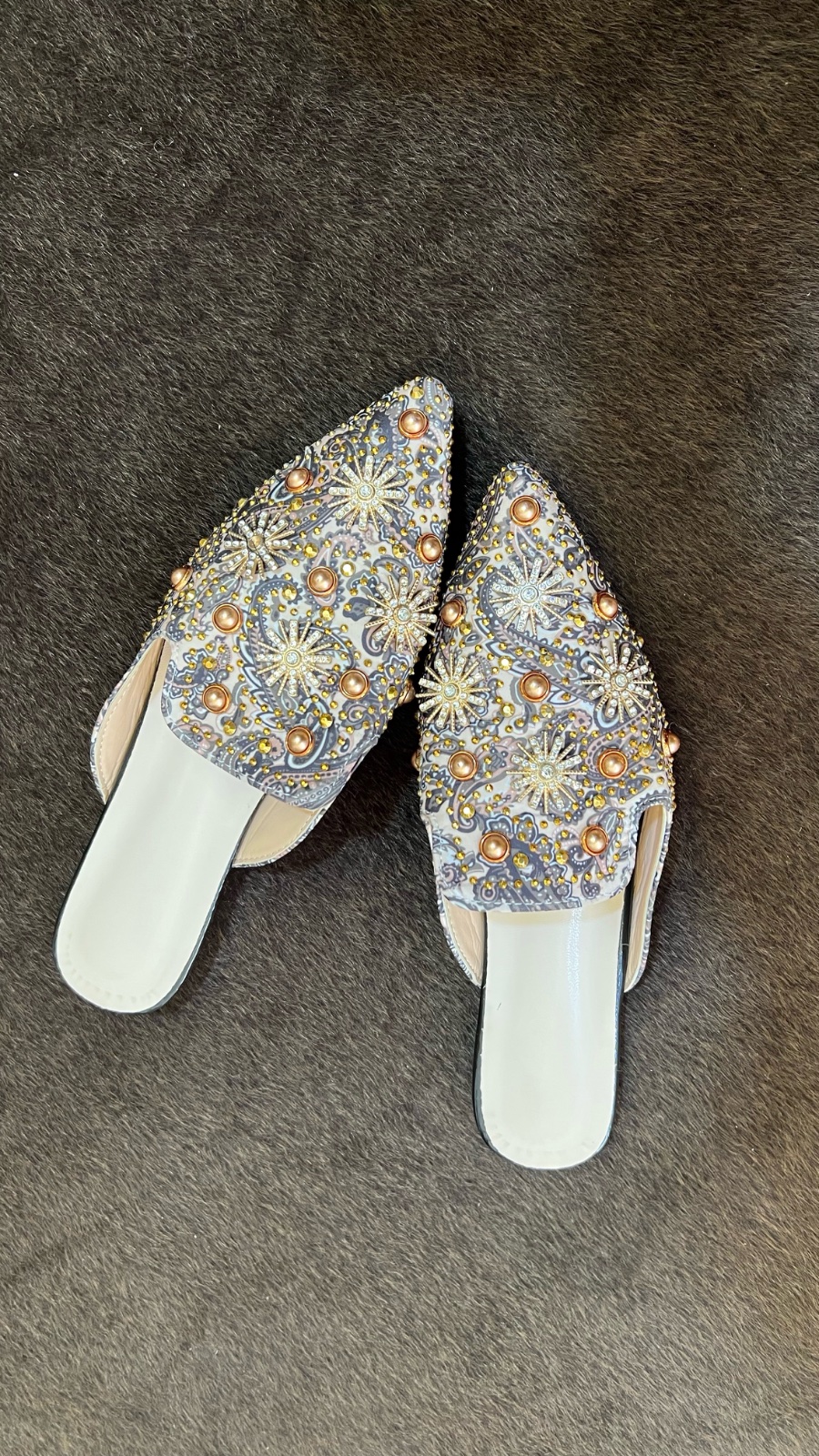 Mules femmes multicolores
