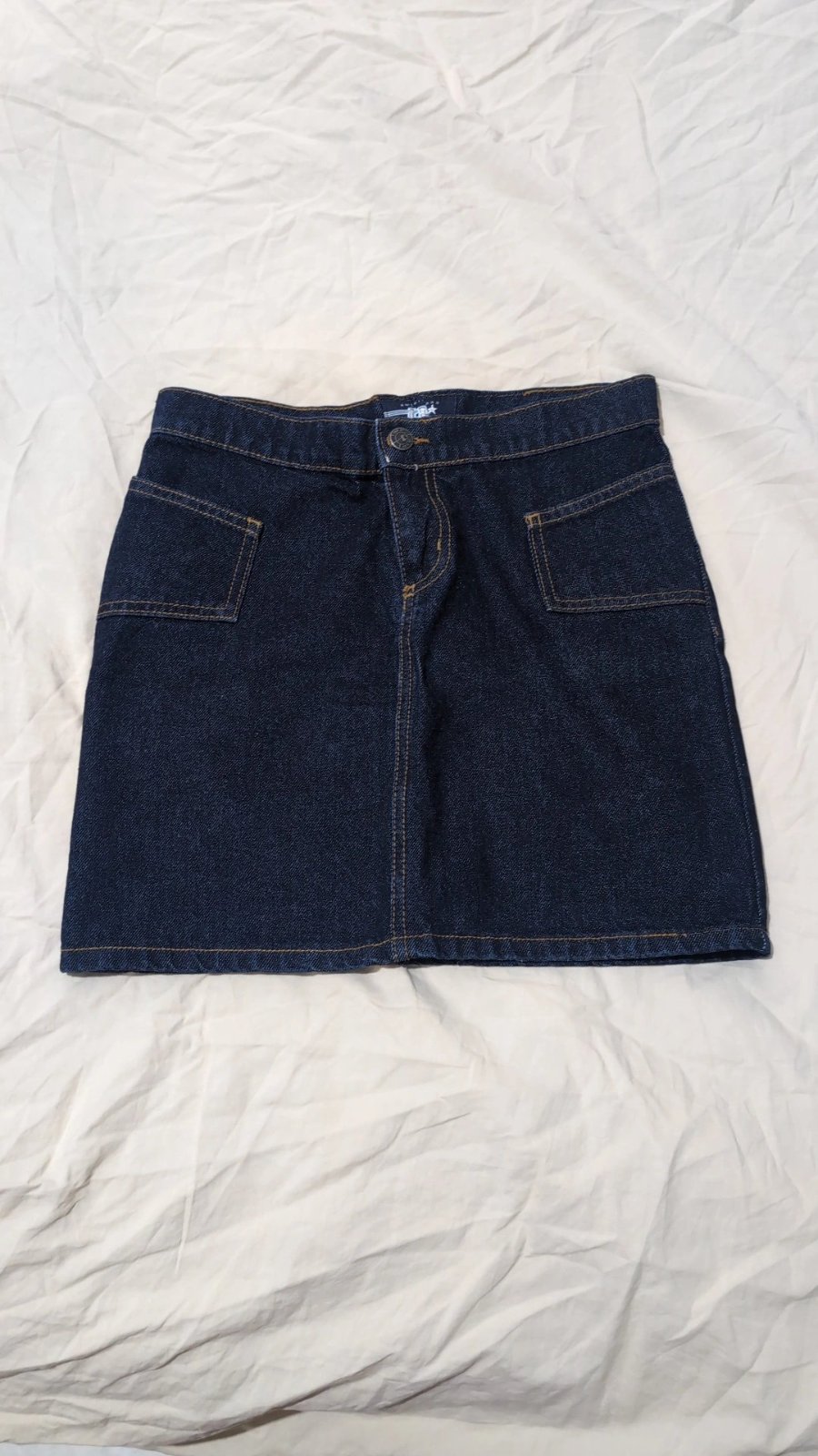 Short jean foncé