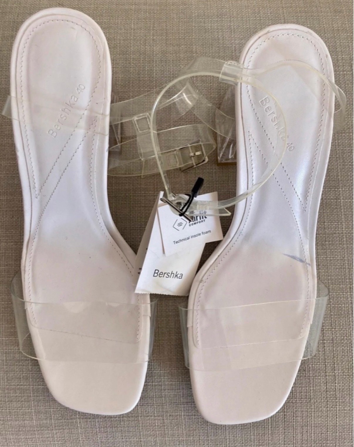 Sandales transparents
