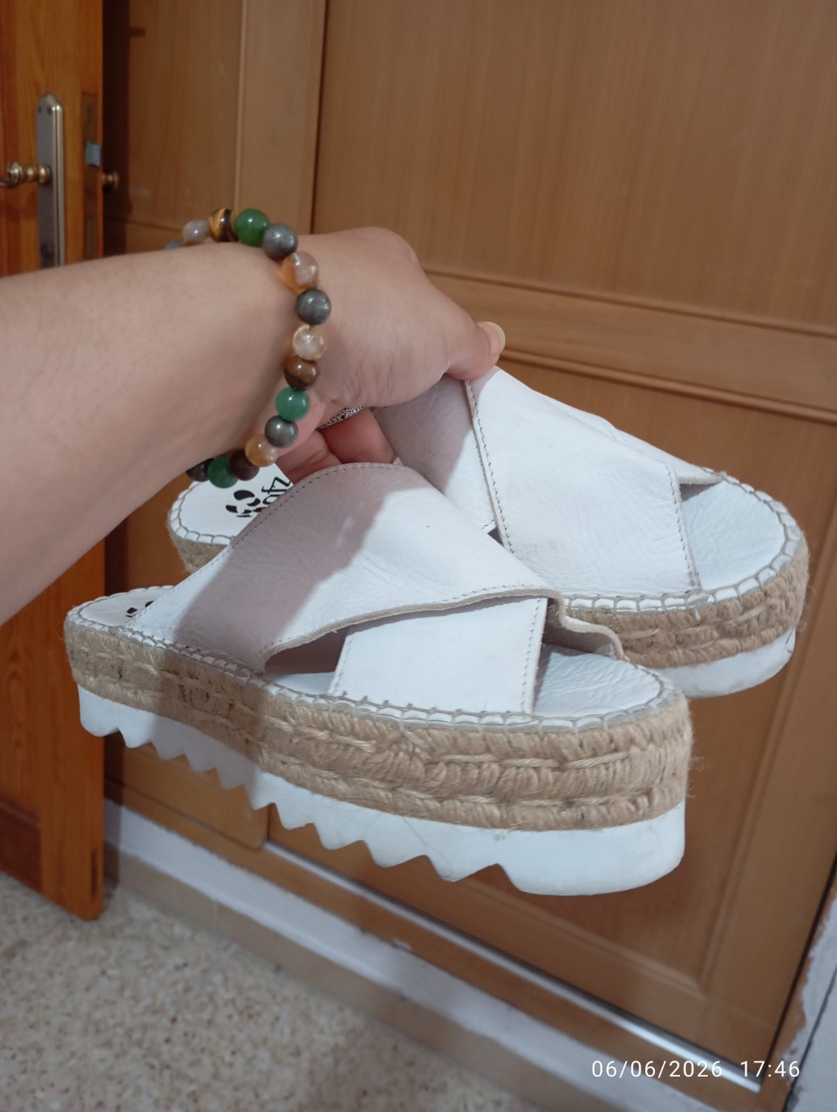 Mulle halfa en cuir très peu porté 