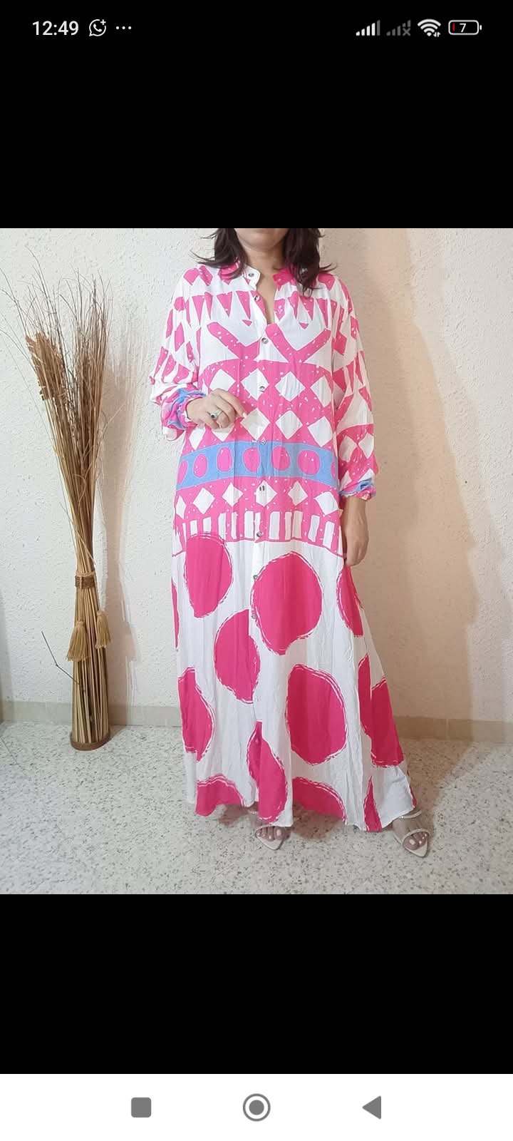 Robe chemise fluide importation taille 48/50