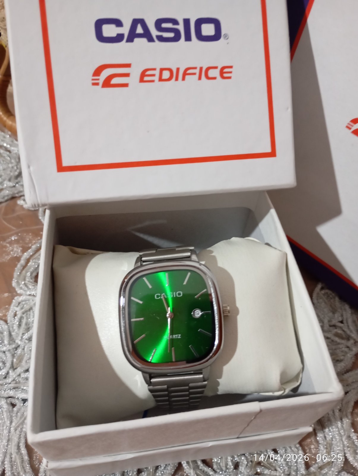 Montre homme casio avec ticket 