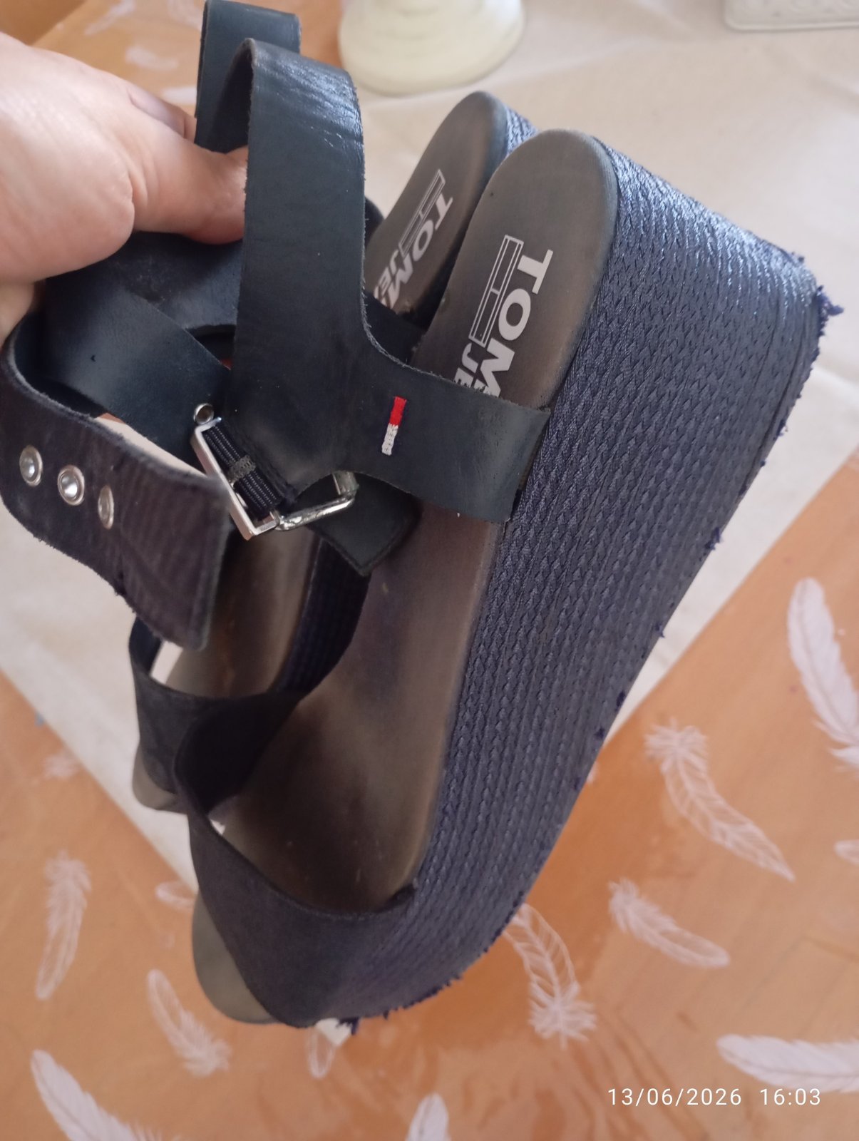 Compensées halfa Tommy Hilfiger pointure 40 en tissu 
