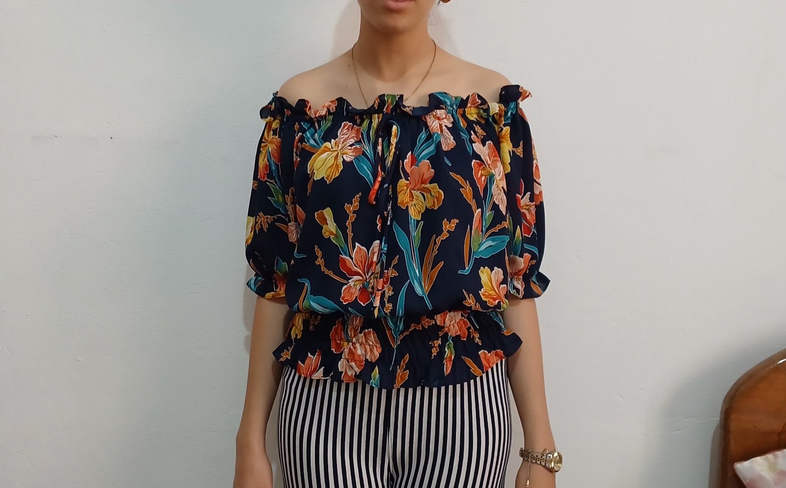 Chemise bleue taille S
