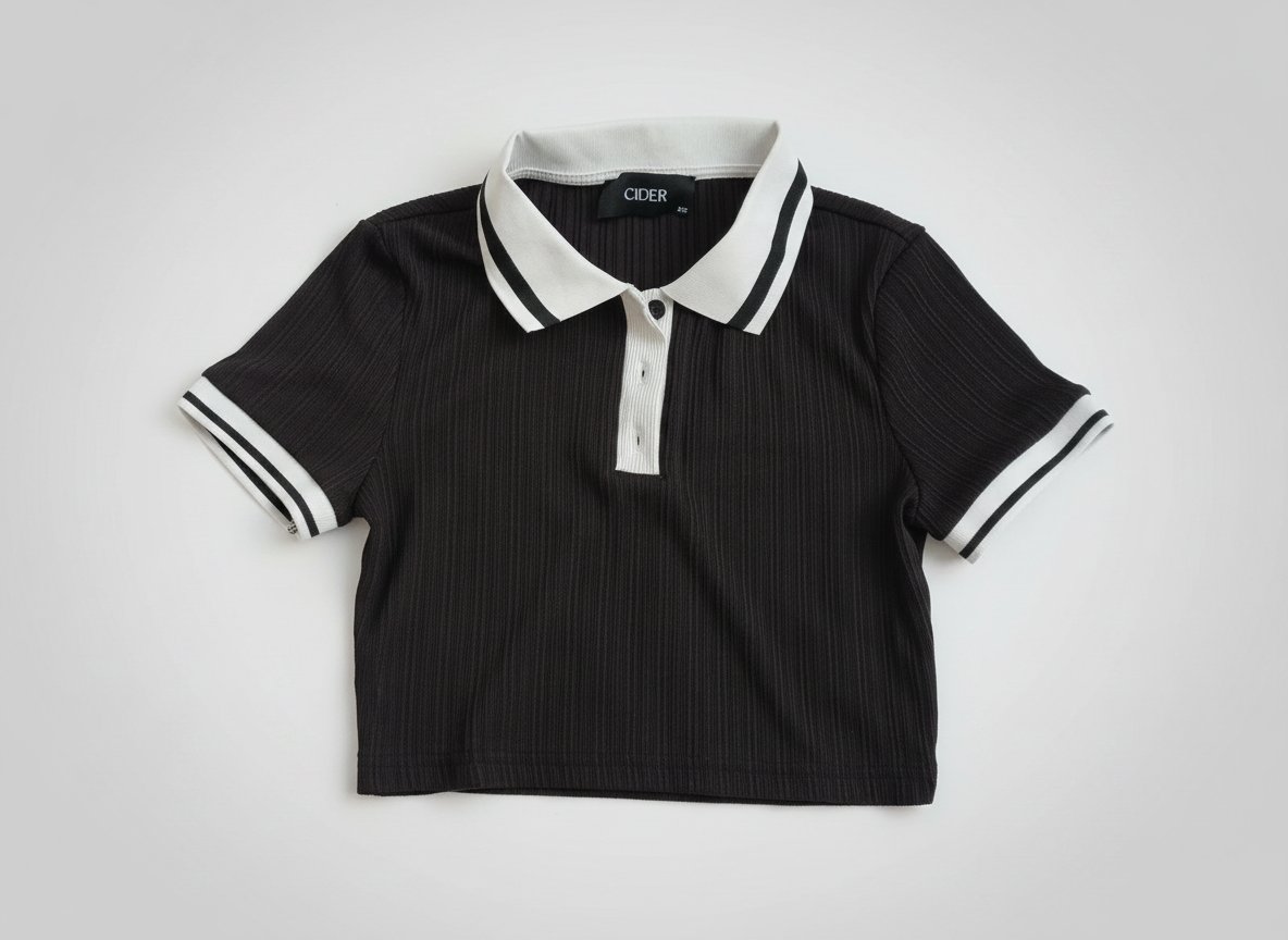 Crop Top polo de la marque Cider taille XS