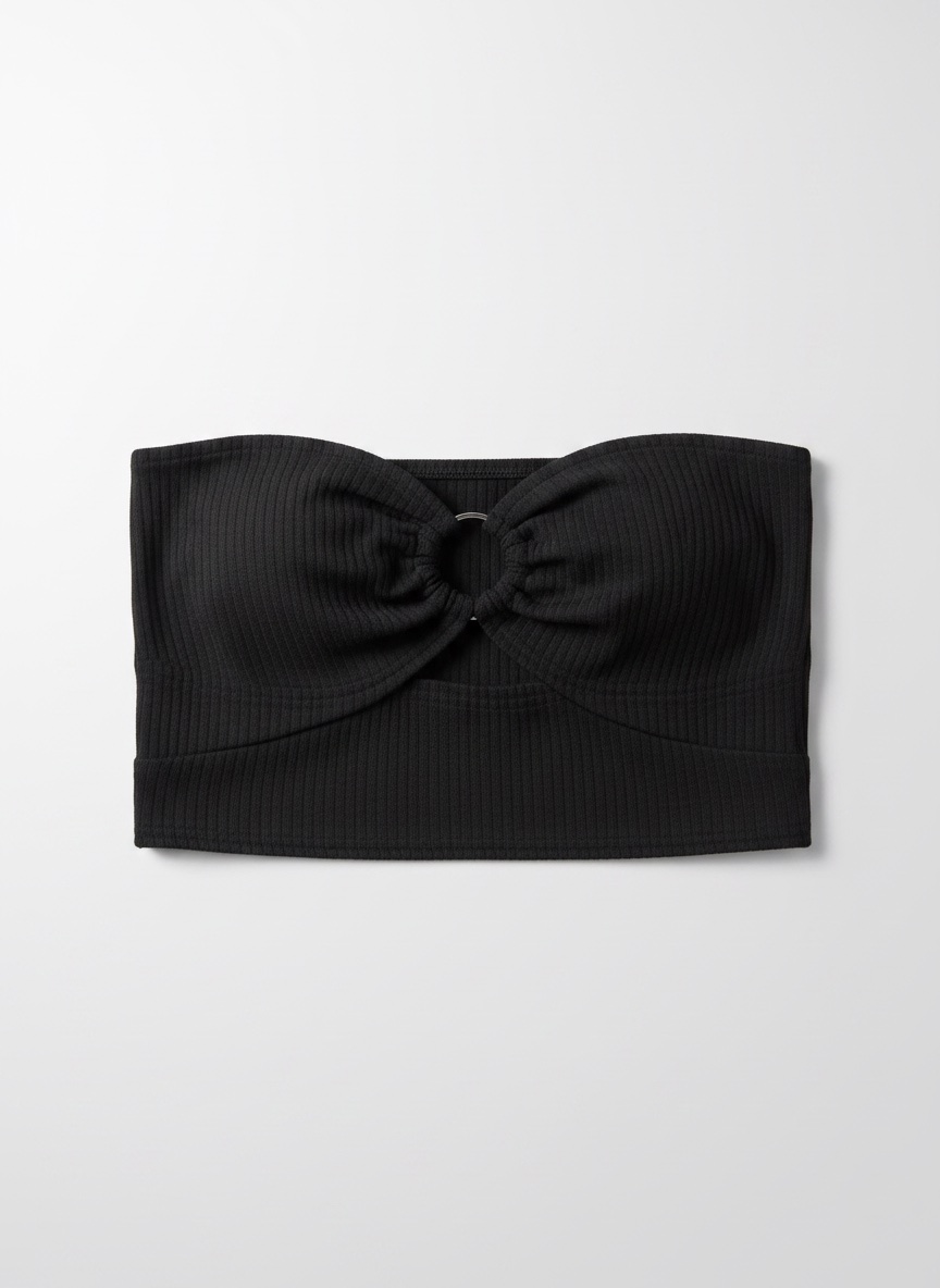 Crop top noir