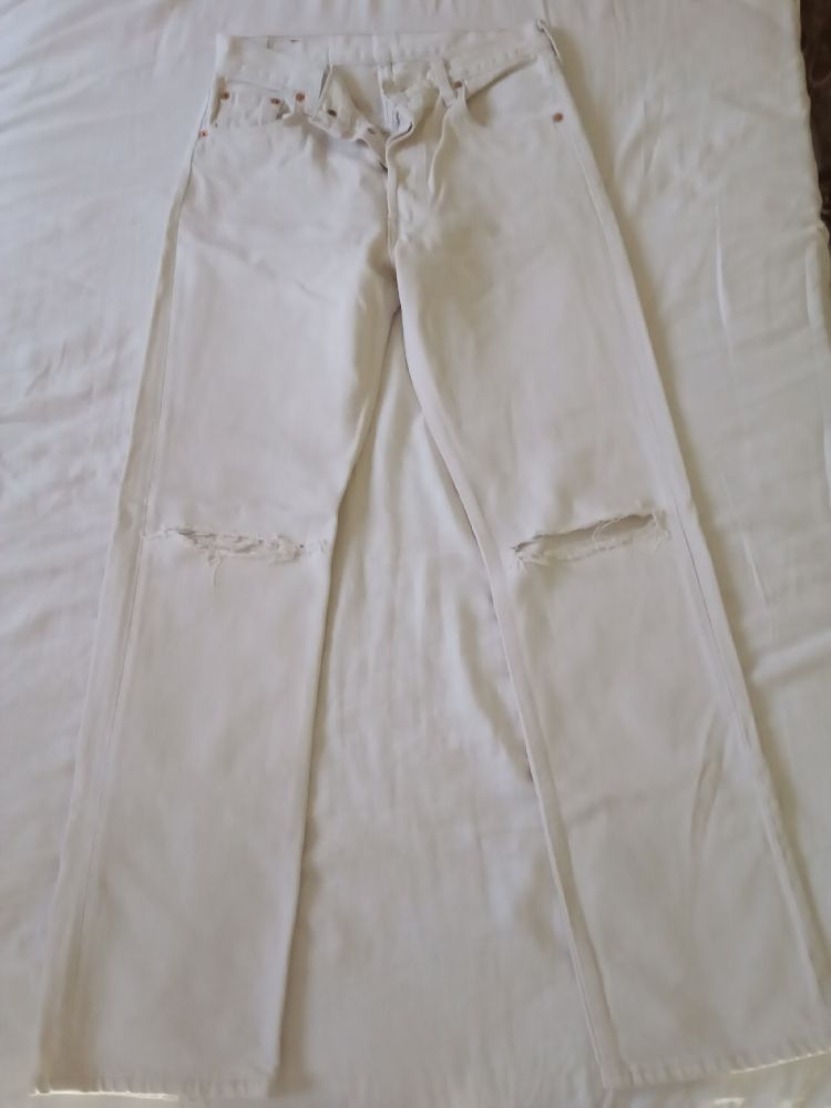 jeans blanc 