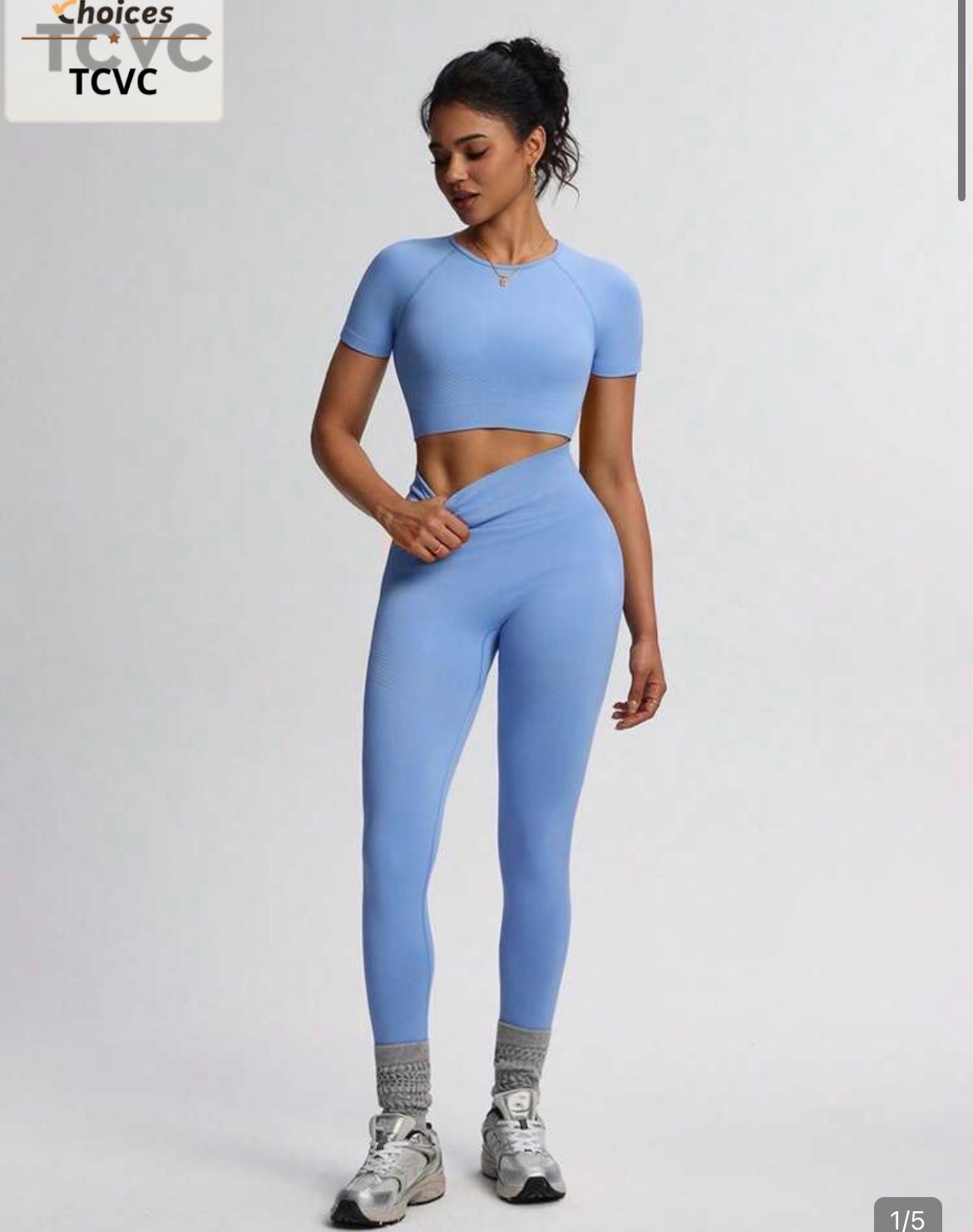 Set fitness blue
