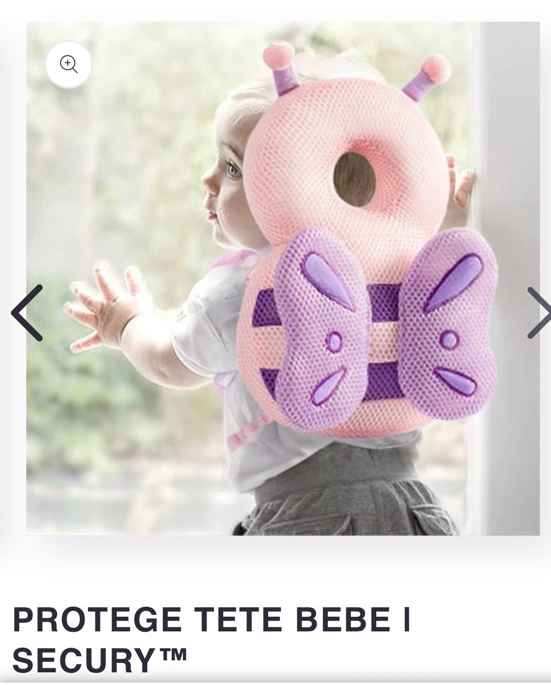 Protège tête bébé