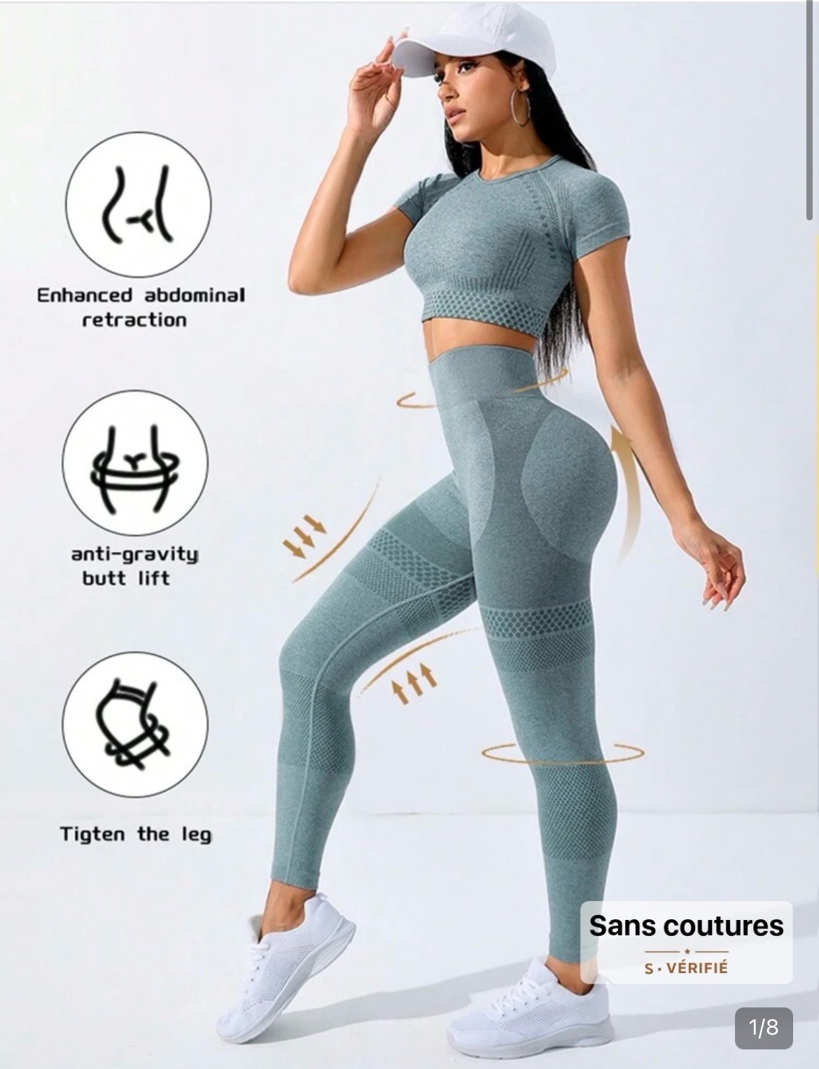 Set fitness vert deau