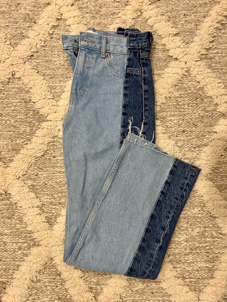 Cropped flare jeans 