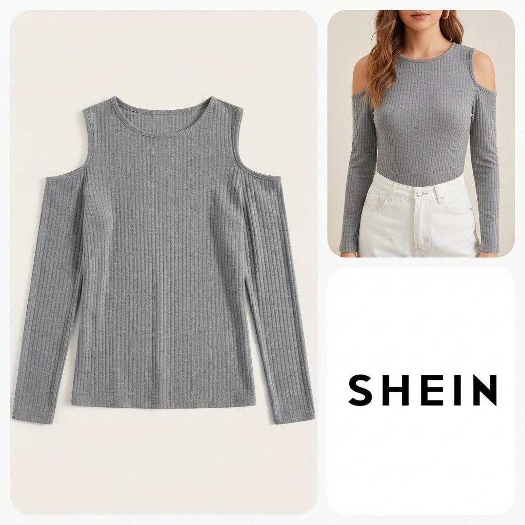Pull shein gris