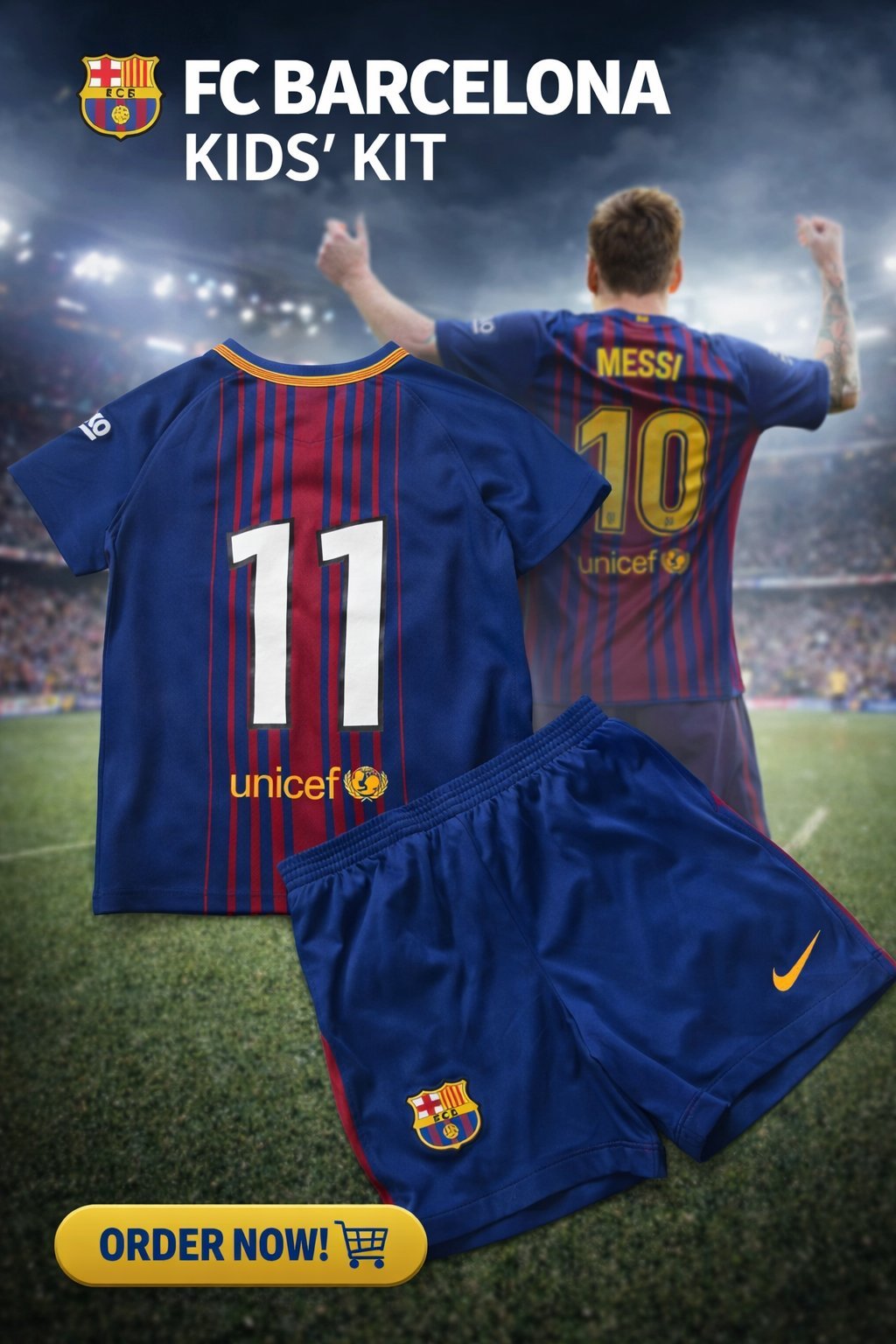 Tenue barcelona 2017 7et8 ans 