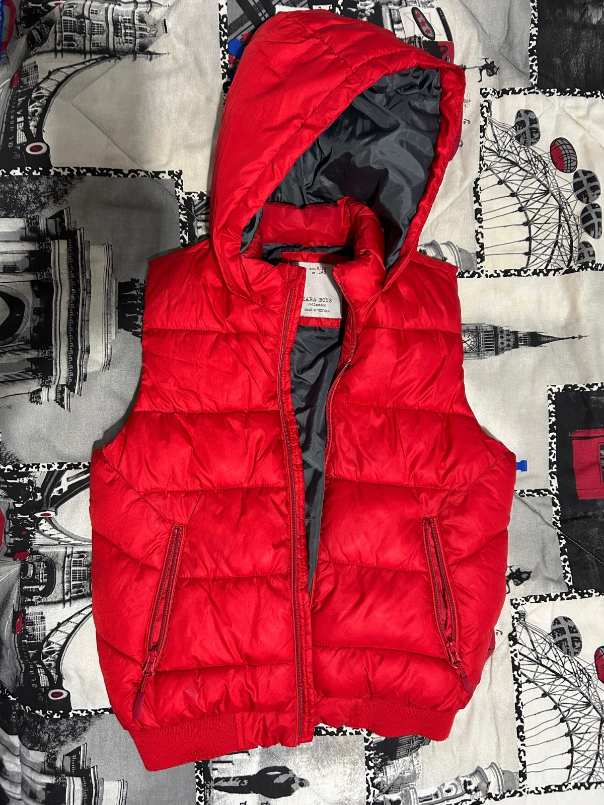 Doudoune sans manches zara pour enfants