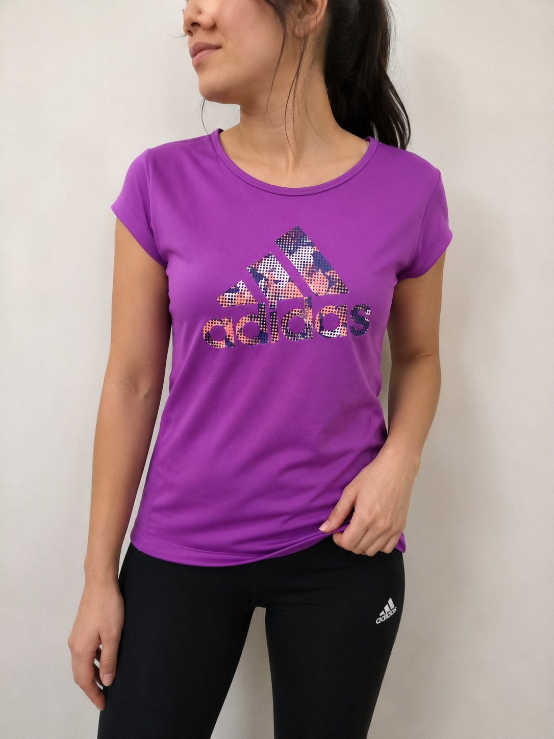  T-shirt Adidas Climalite violet