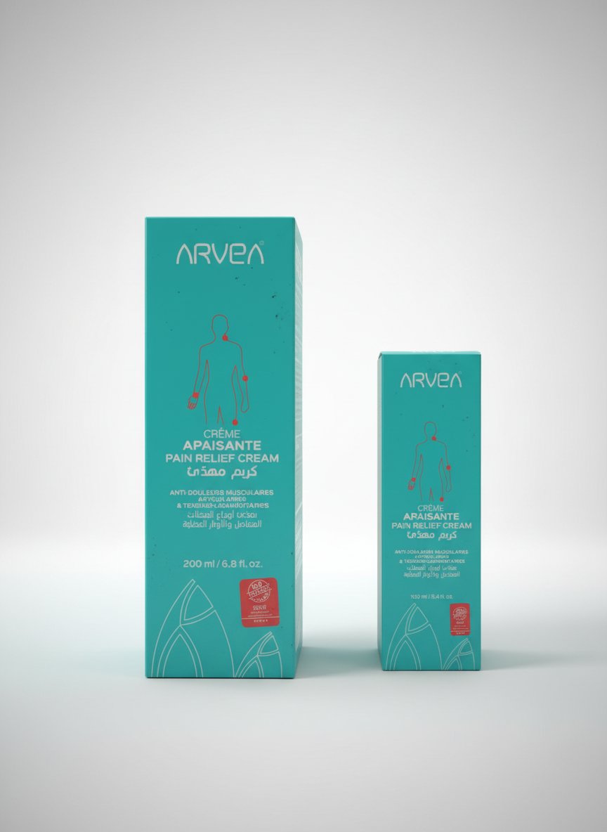 Lot de Crème apaisante de 200ml et 100ml
