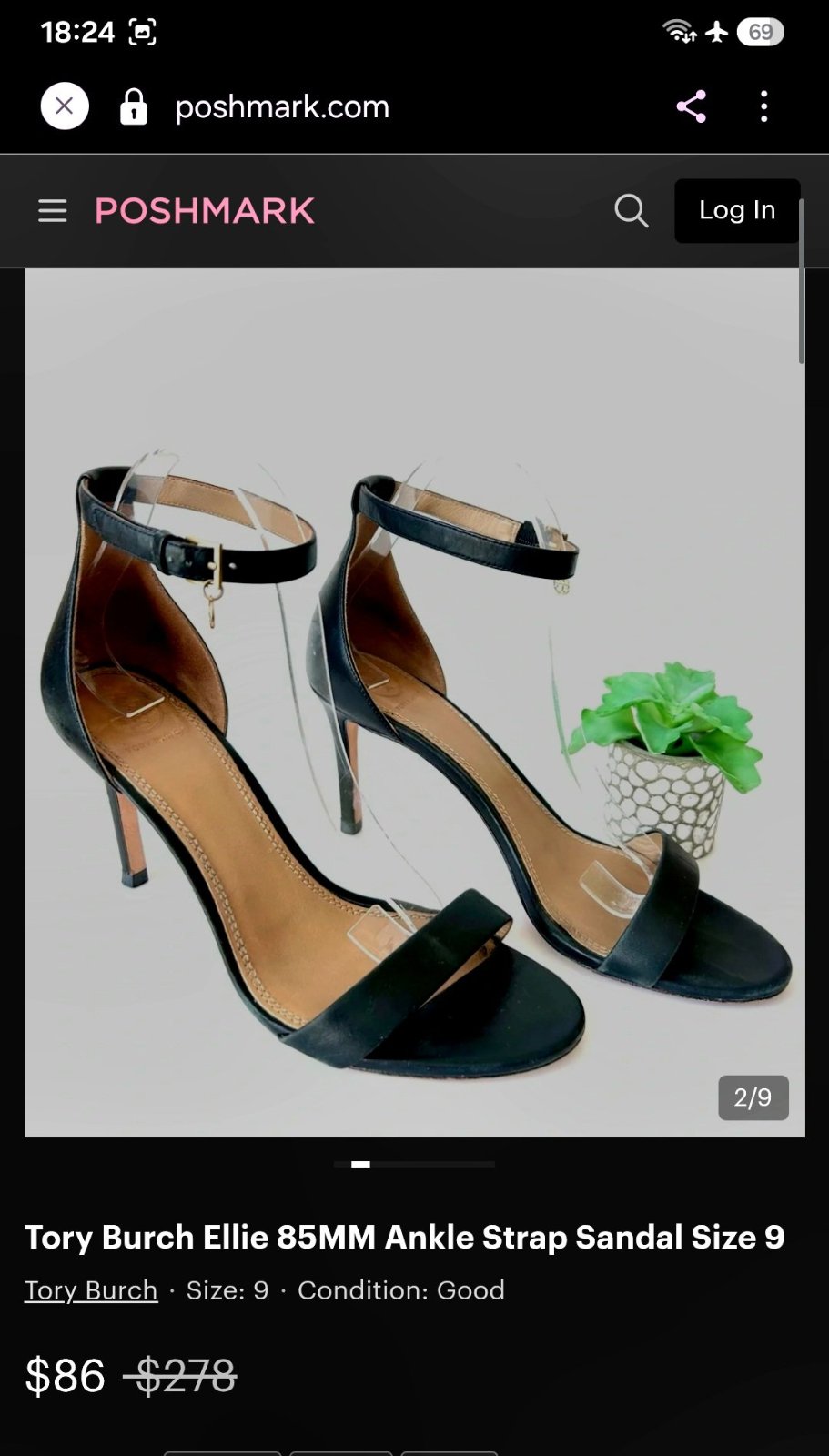 🔥Sandales à talons TORY BURCH authentiques porté 2 fois sans défaut🔥
