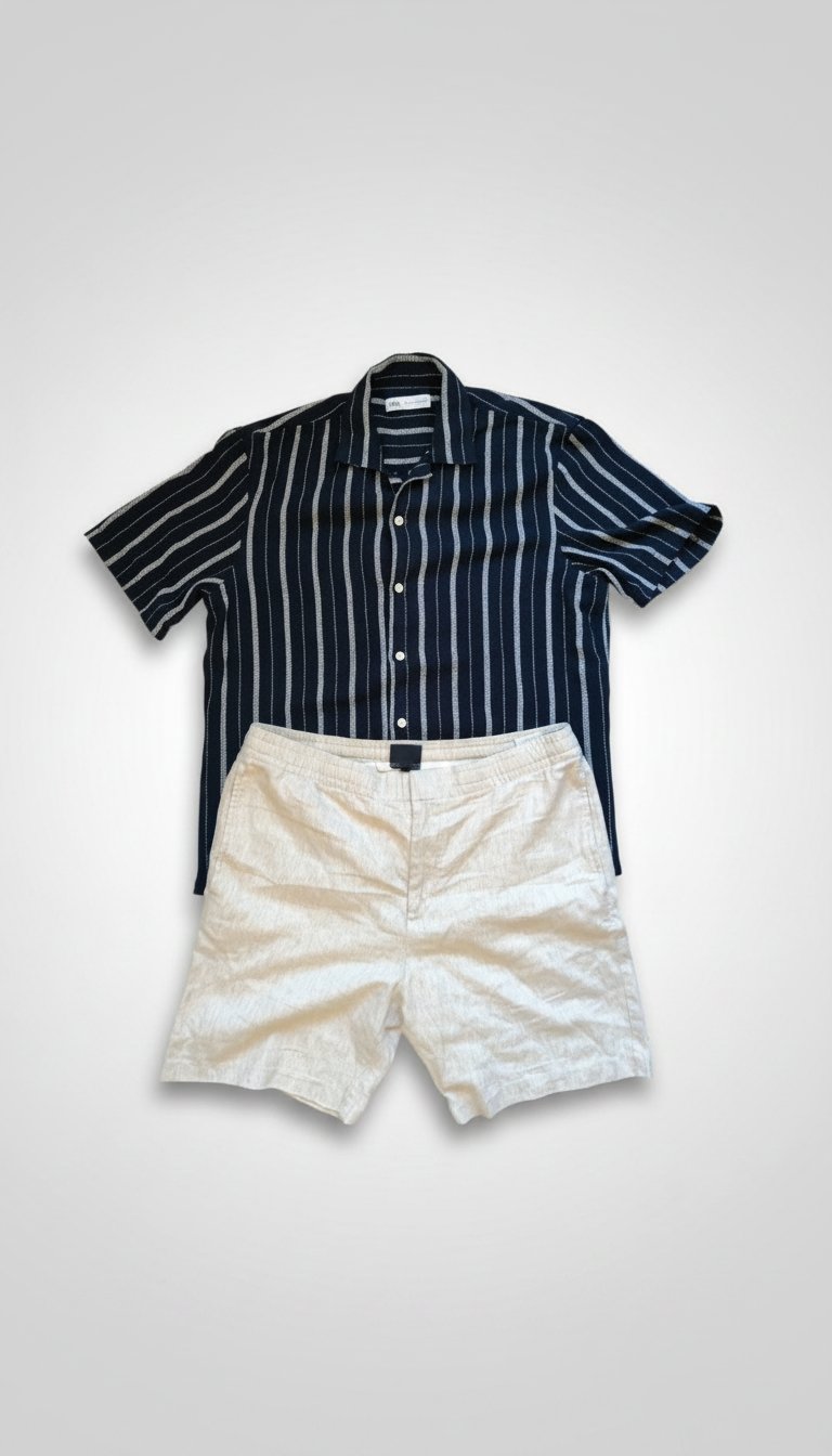 Chemise homme Zara taille L+short HM