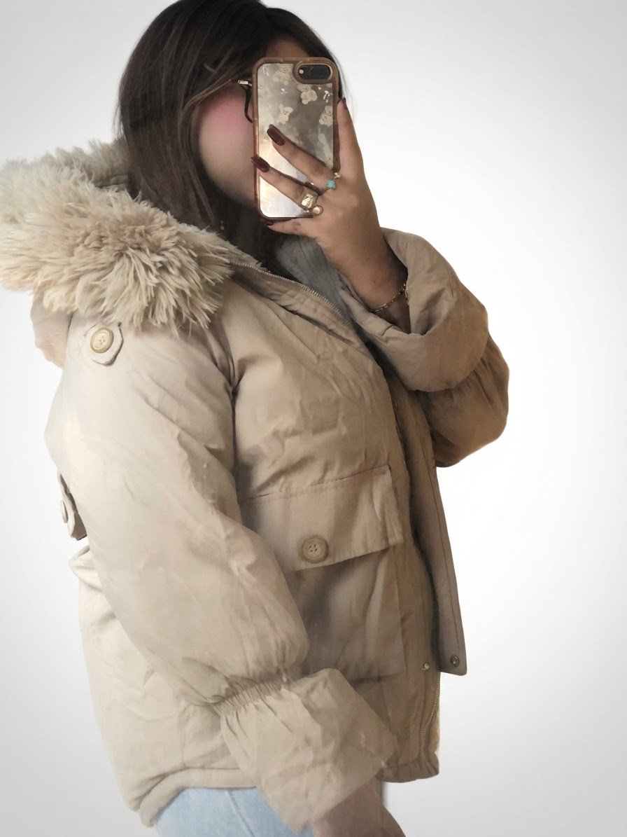 Manteau beige taille 38_40