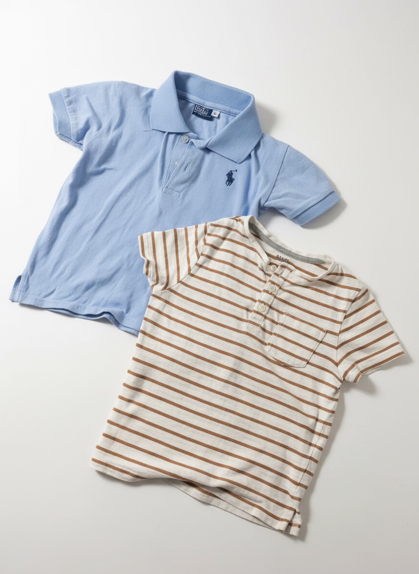 Lot deux pul original de la marque Polo et Kiabi taille 2ans