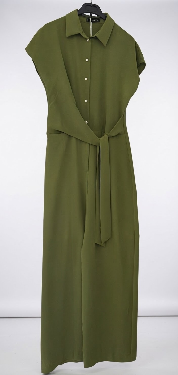 Combinaison pantalon Mango vert olive