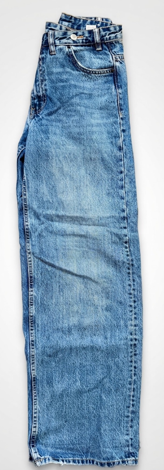 Jean zara bleu devale coupe droite 