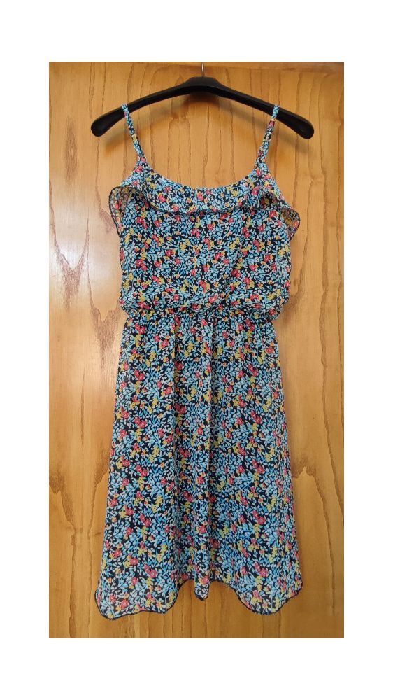 Robe courte fleurie 