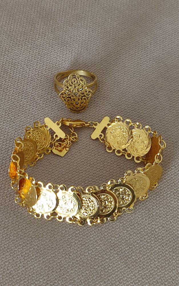 Bracelet lira & bague khomsa