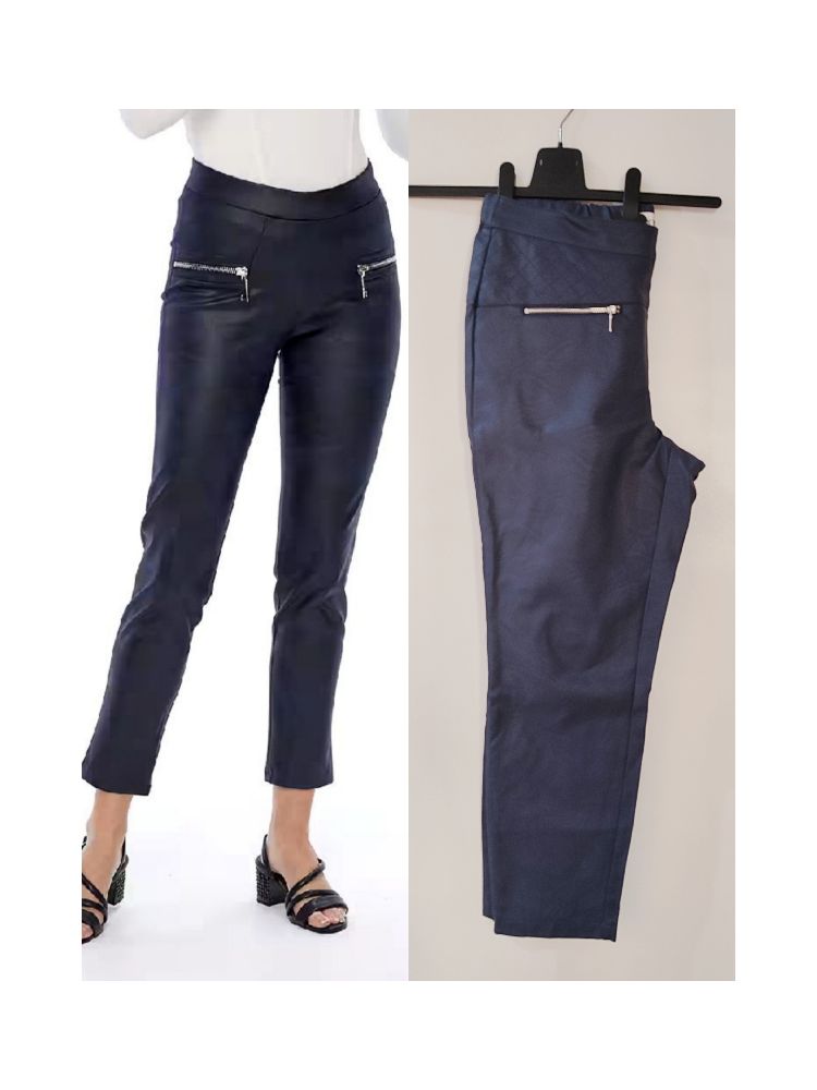Joli pantalon zippé faux cuir 