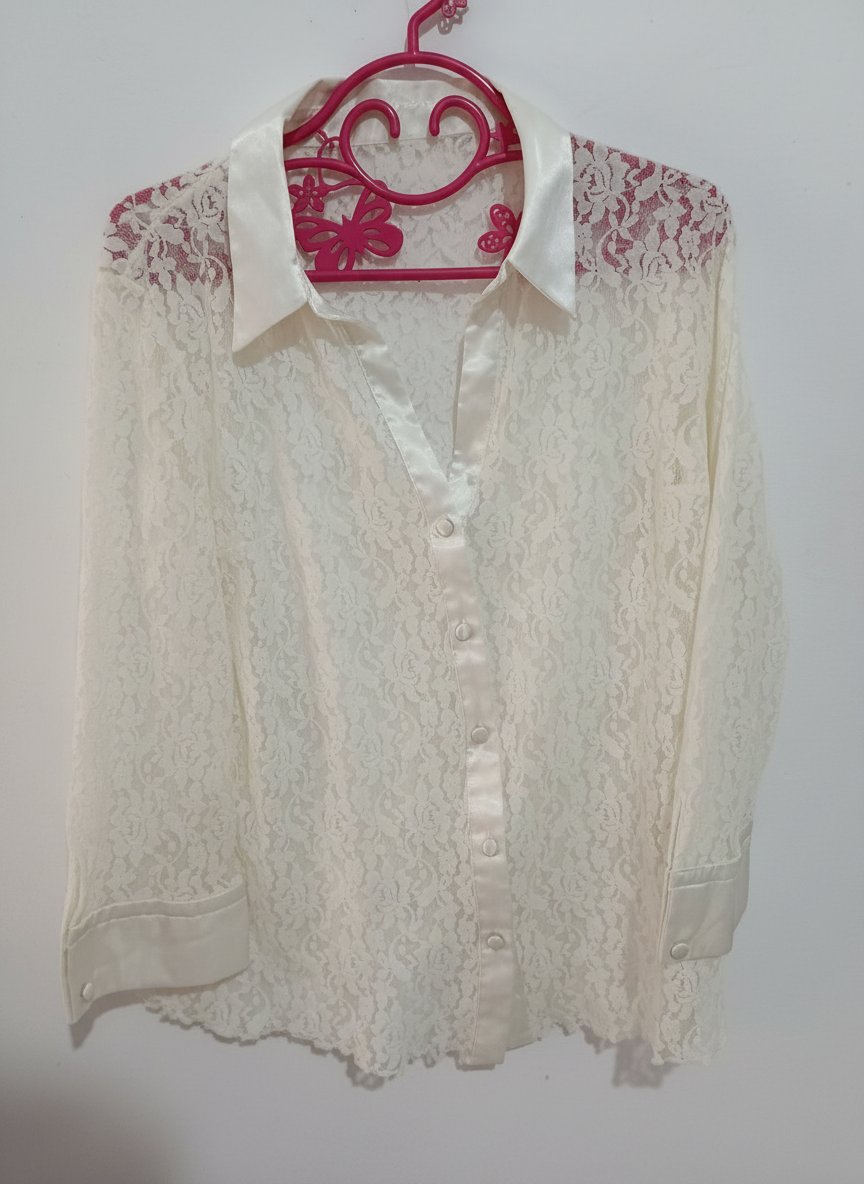 Chemise Blanche Dentelle 
