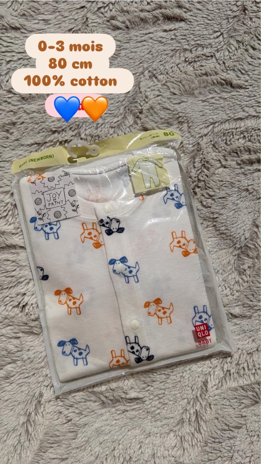 Grenouillere cotton 100%