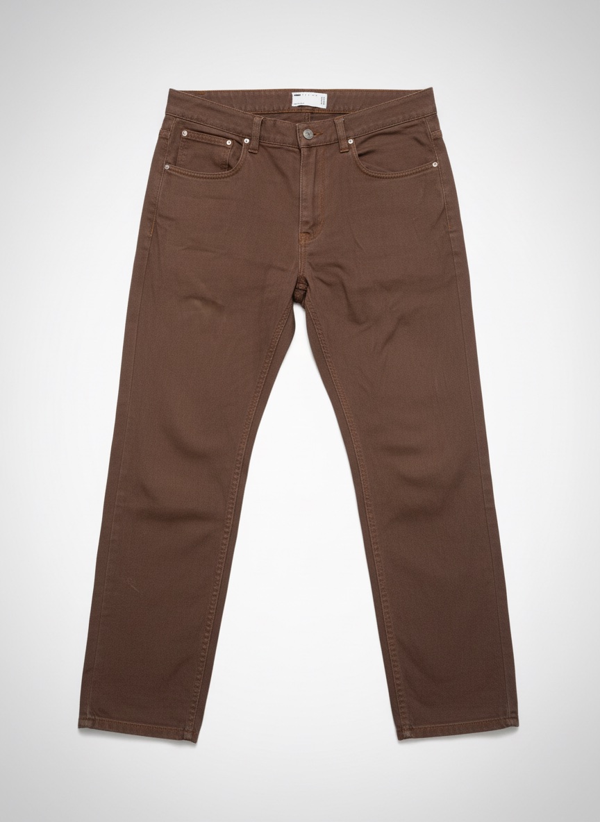 ASOS DESIGN slim fit comfort stretch jean in brown