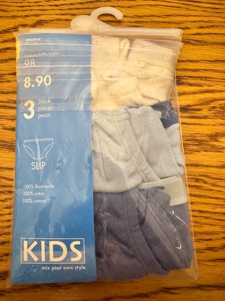 Lot de 3 slip neuf