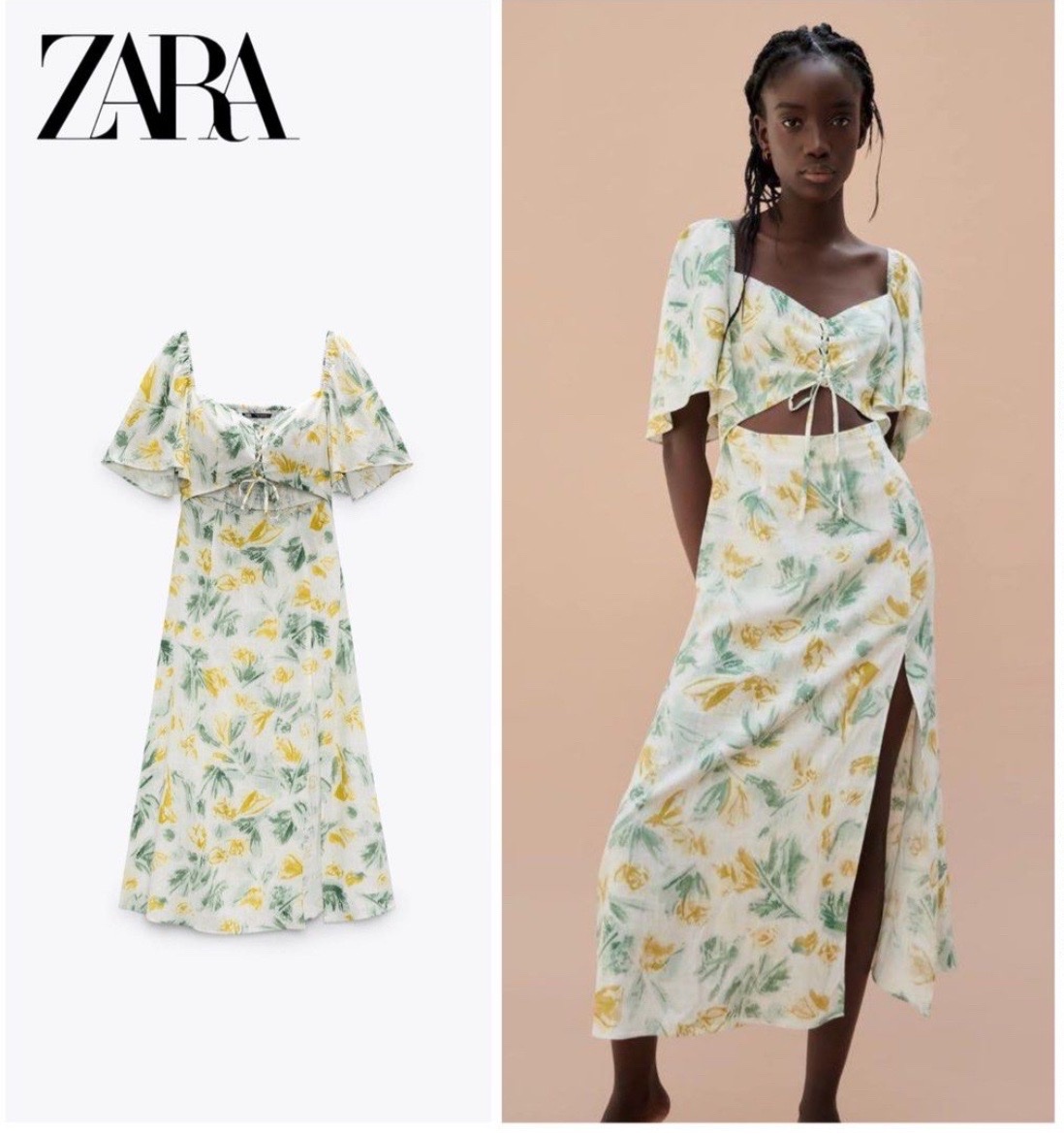 Robe fleurie Zara