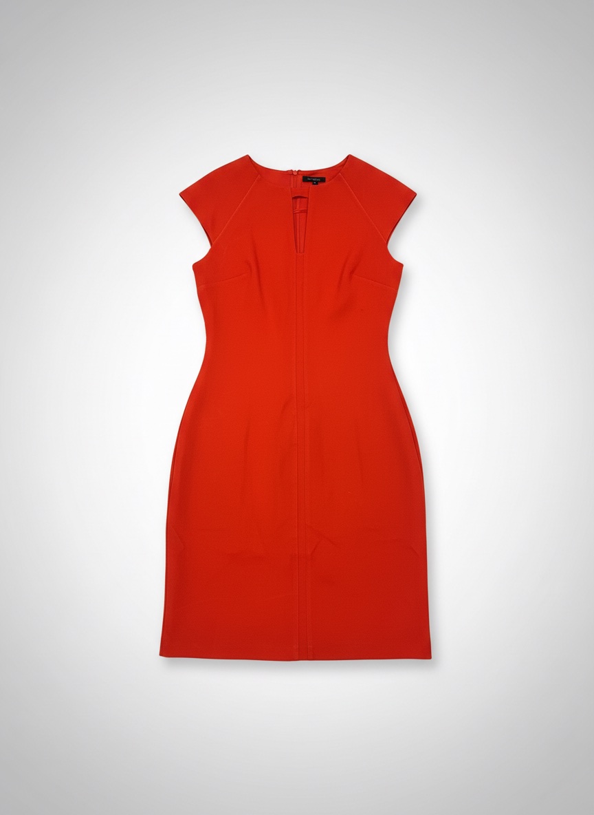 Robe orange /rouge  ZARA