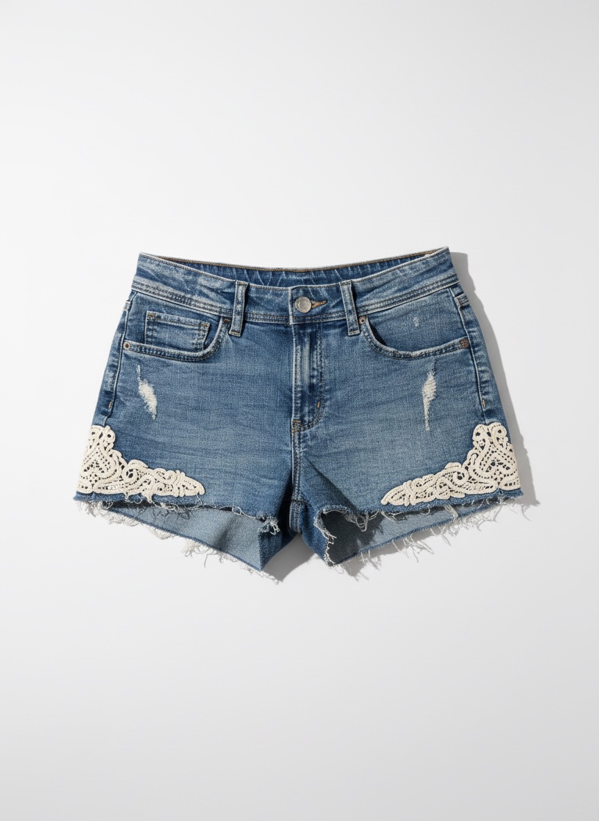 Short en jean h&m